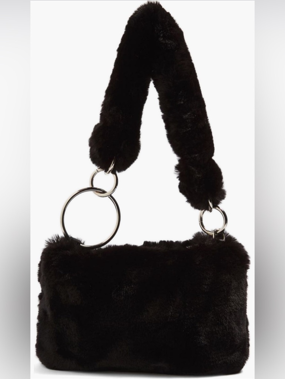 Topshop Teddy Faux Fur Shoulder Bag